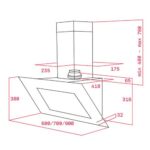 Máy hút mùi TEKA DVT 985 WH kính vát (1)