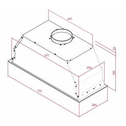 Máy hút mùi TEKA GFL 77650 âm tủ