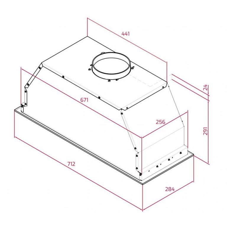 Máy hút mùi TEKA GFL 77650 âm tủ