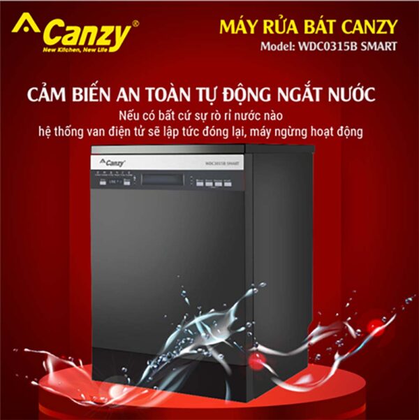 Máy rửa bát CANZY WDC3015B SMART độc lập