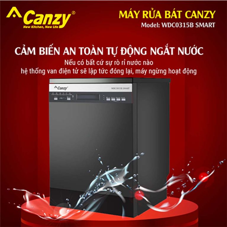 Máy rửa bát CANZY WDC3015B SMART độc lập