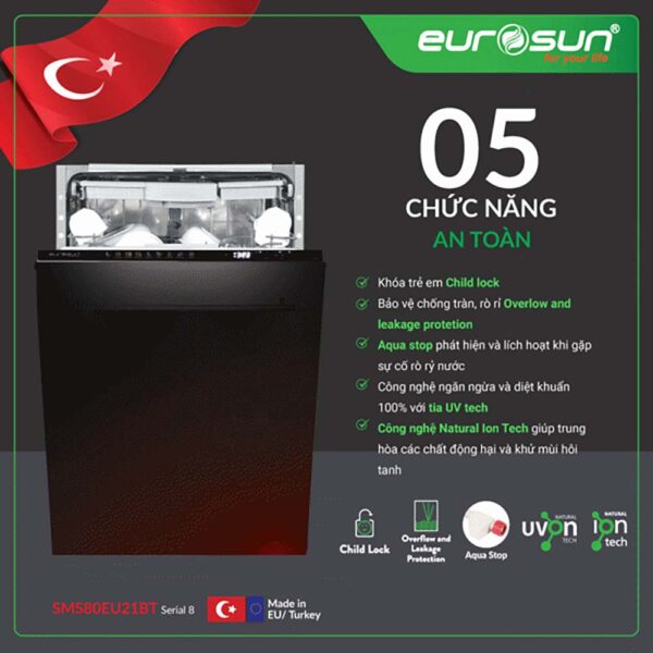 Máy rửa bát EUROSUN SMS80EU21BT âm tủ (1)