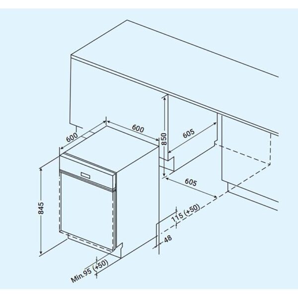 Máy rửa bát FANDI FD-SMS 14EU67E độc lập (1)