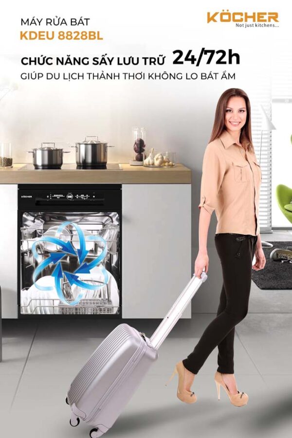 Máy rửa bát KOCHER KDEU 8828BL độc lập (1)