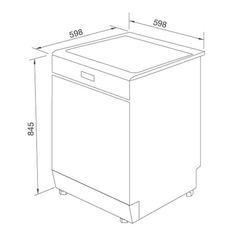 Máy rửa bát MALLOCA MDW14-BS10TFT độc lập (1)