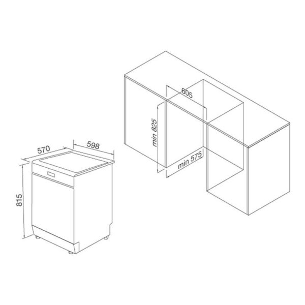 Máy rửa bát MALLOCA WQP12-J7309I bán âm (1)