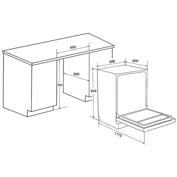 Máy rửa bát SEVILLA SV-R18 độc lập (1)