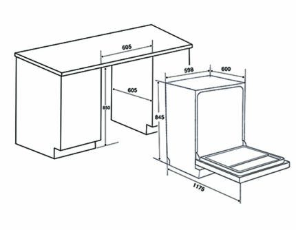 Máy rửa bát SPELIER SP 15 DW-BLACK độc lập (1)