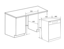 Máy rửa bát SPELIER SP 775 DW-B độc lập (1)