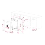 Máy rửa bát TEKA DFI 76950 WH âm tủ