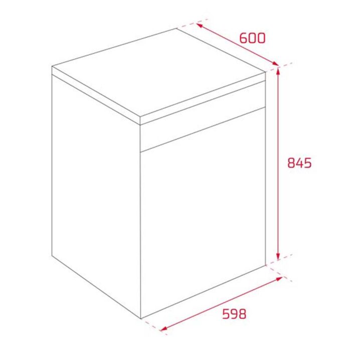 Máy rửa bát TEKA DFS 76850 SS độc lập (3)