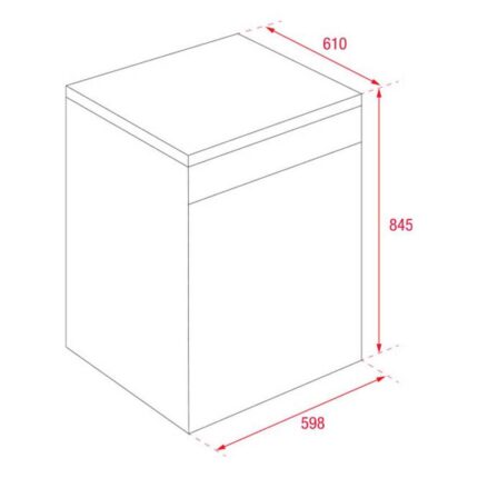 Máy rửa bát TEKA LP8 650 SS TTH độc lập