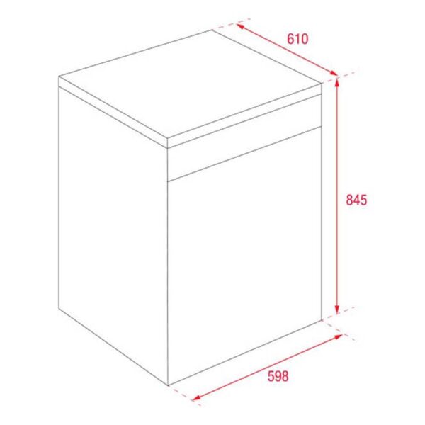 Máy rửa bát TEKA LP8 650 SS TTH độc lập