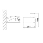 Móc treo quần áo D&K DK800602C