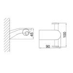 Móc treo quần áo D&K DK800602D