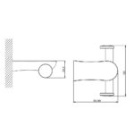 Móc treo quần áo D&K DK801002C