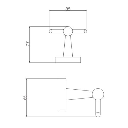 Móc treo quần áo D&K DK802501