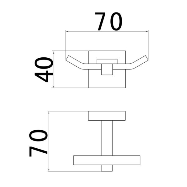 Móc treo quần áo D&K DK803501