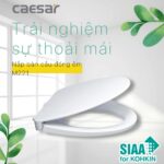 Nắp bồn cầu CAESAR M221 rơi êm - Ảnh 2