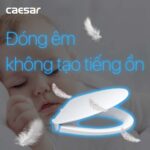 Nắp bồn cầu CAESAR M221 rơi êm - Ảnh 5
