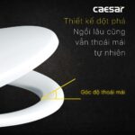 Nắp bồn cầu CAESAR M232 rơi êm - Ảnh 5