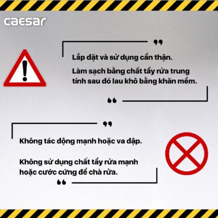 Nắp bồn cầu CAESAR M233 rơi êm