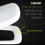 Nắp bồn cầu CAESAR M236 rơi êm - Ảnh 4