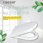 Nắp bồn cầu CAESAR M243 rơi êm - Ảnh 2
