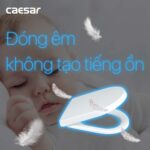 Nắp bồn cầu CAESAR M243 rơi êm - Ảnh 5