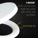 Nắp bồn cầu CAESAR M243 rơi êm - Ảnh 6