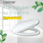 Nắp bồn cầu CAESAR M256 rơi êm - Ảnh 2