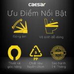 Nắp bồn cầu CAESAR M256 rơi êm - Ảnh 3