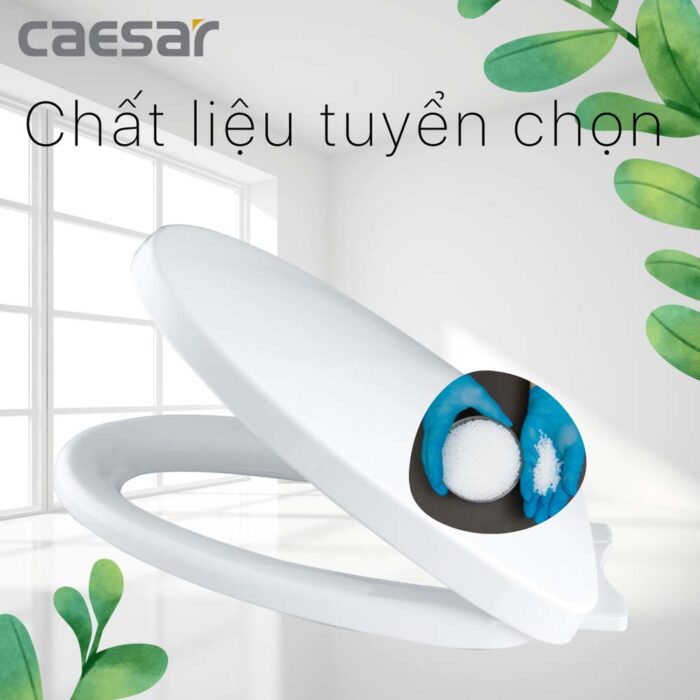 Nắp bồn cầu CAESAR M256 rơi êm - Ảnh 4