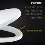 Nắp bồn cầu CAESAR M256 rơi êm - Ảnh 6