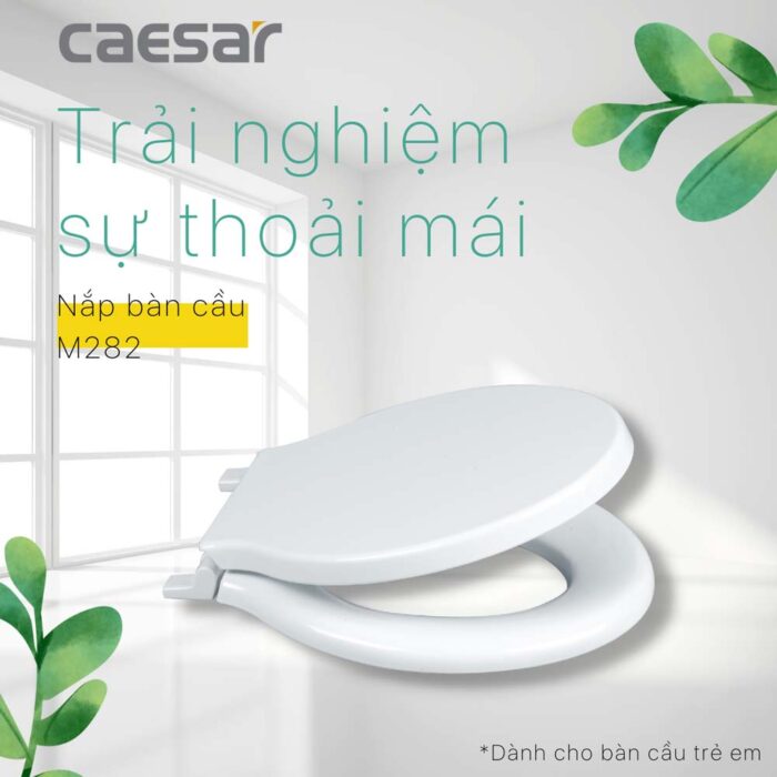 Nắp bồn cầu CAESAR M282 trẻ em rơi thường - Ảnh 2