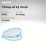 Nắp bồn cầu CAESAR M282 trẻ em rơi thường - Ảnh 6