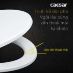 Nắp bồn cầu CAESAR MU234 rơi êm - Ảnh 8