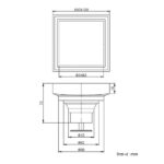 Phễu thoát sàn D&K DK-10056