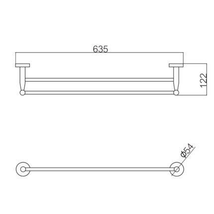 Thanh treo khăn D&K DK802513