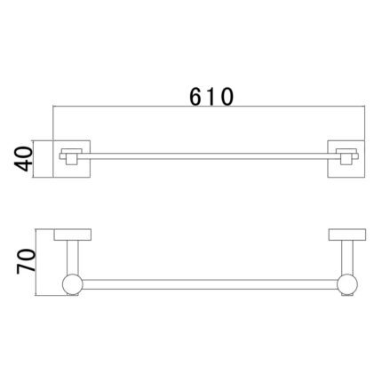 Thanh treo khăn D&K DK803512