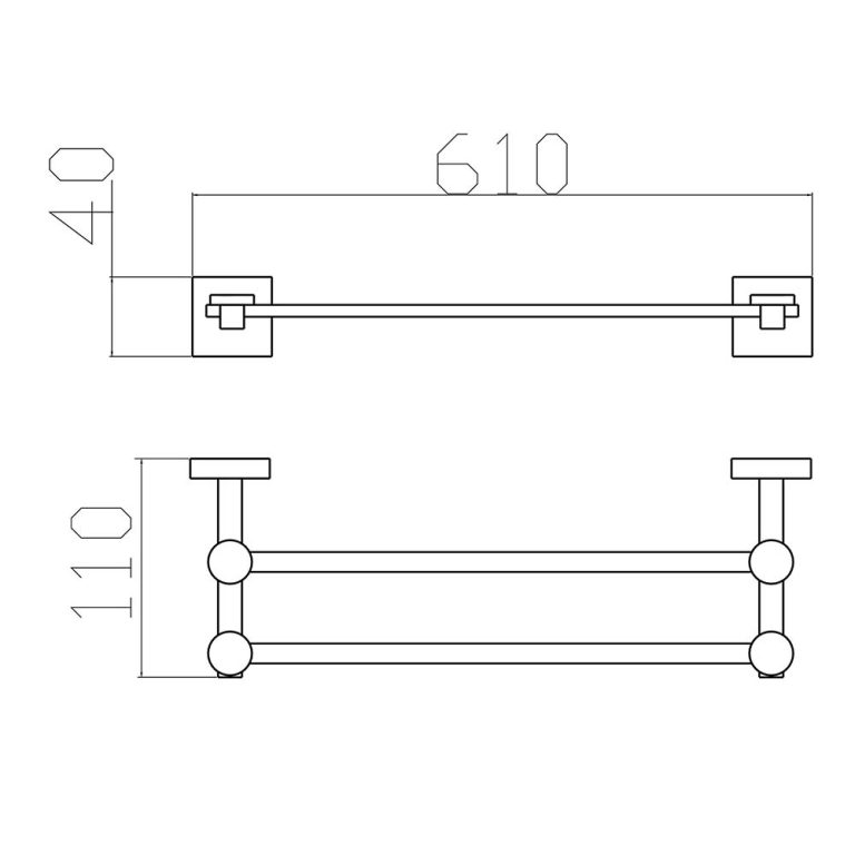 Thanh treo khăn D&K DK803513