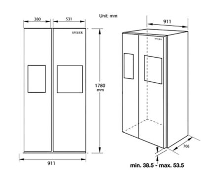 Tủ lạnh SPELIER SPO 570 IT (2)