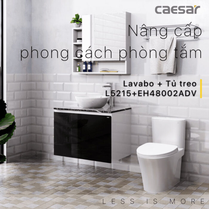 Tủ lavabo CAESAR L5215 EH48002ADV - Ảnh 3