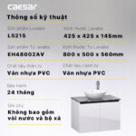 Tủ lavabo CAESAR L5215 EH48002AV - Ảnh 2