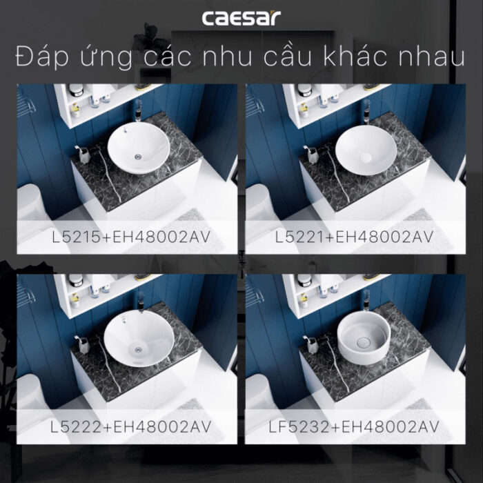 Tủ lavabo CAESAR L5215 EH48002AV - Ảnh 4