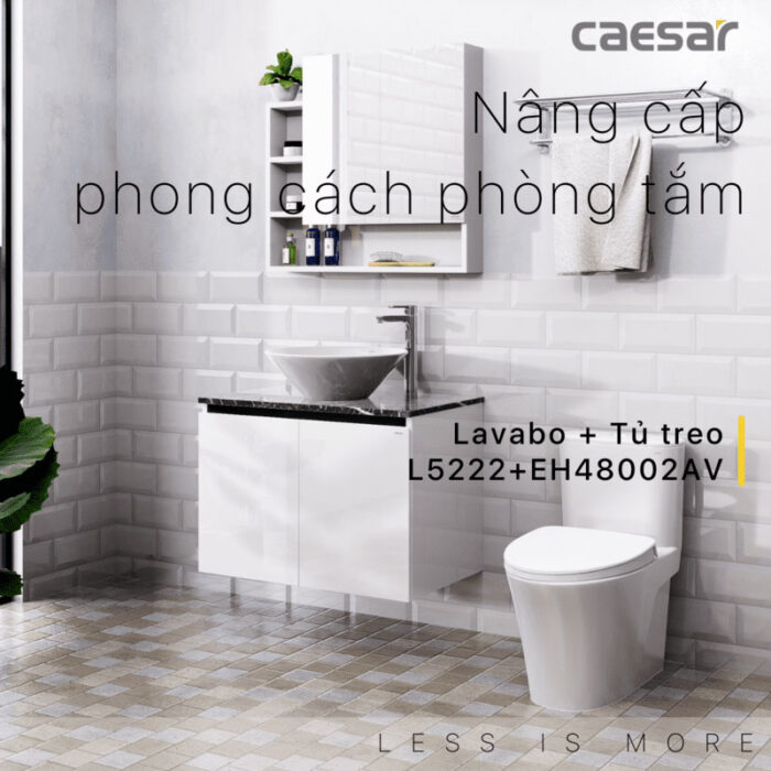 Tủ lavabo CAESAR L5222 EH48002AV - Ảnh 4