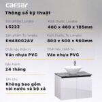 Tủ lavabo CAESAR L5222 EH48002AV - Ảnh 5