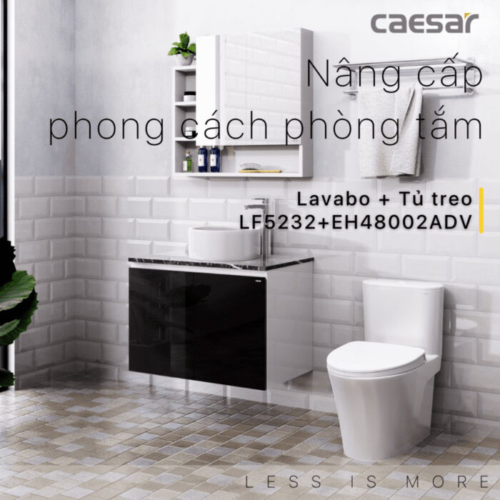 Tủ lavabo CAESAR LF5232 EH48002ADV - Ảnh 3