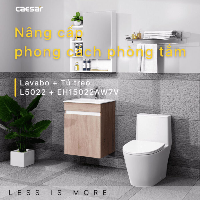 Tủ lavabo CAESAR L5022 EH15022AW7V - Ảnh 4