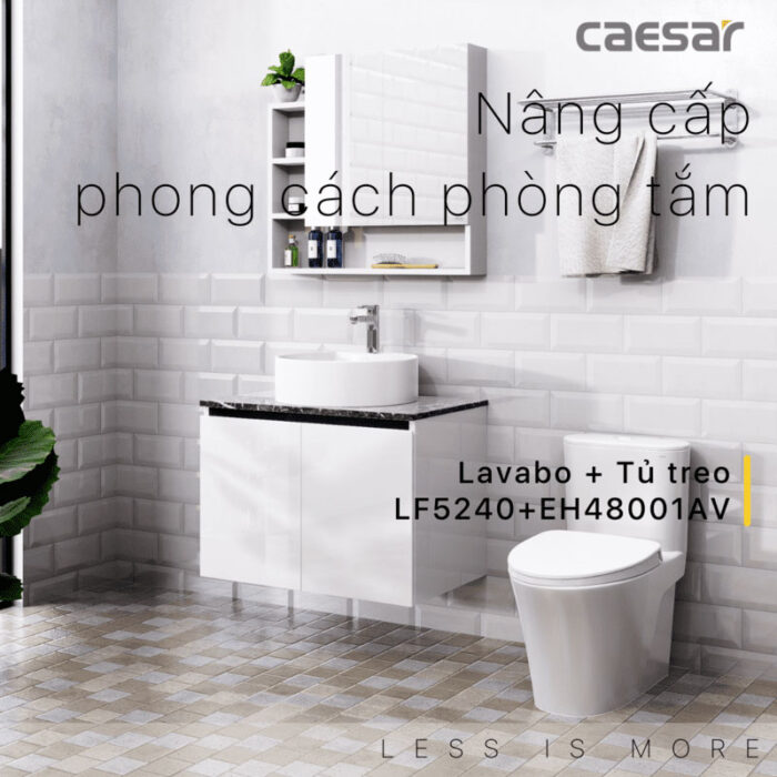 Tủ lavabo CAESAR LF5240 EH48001AV - Ảnh 3